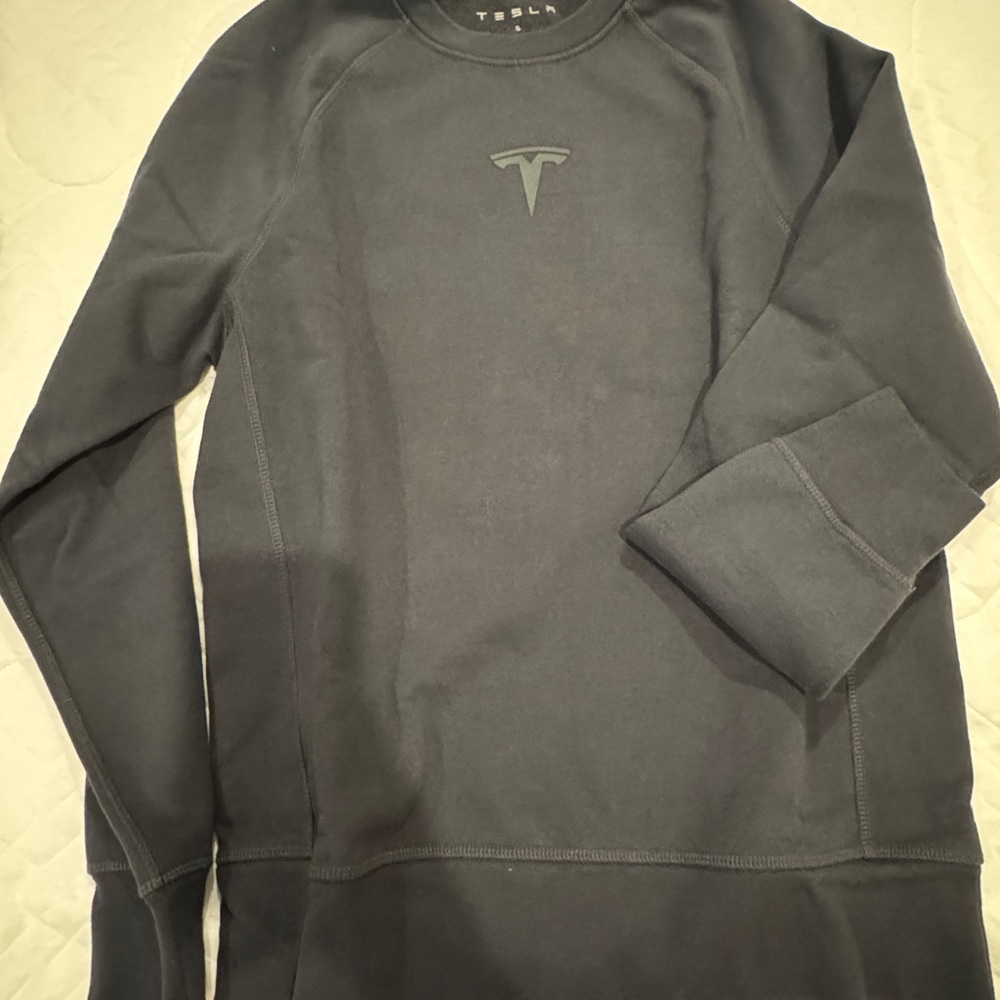 Tesla Charcoal Gray Crewneck